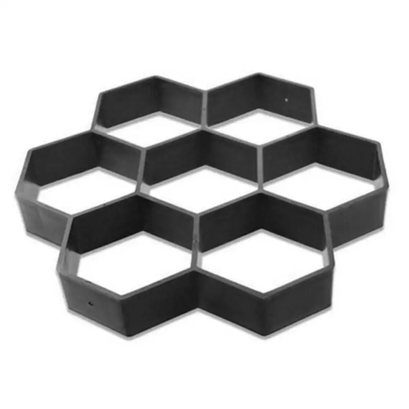 

Reusable Concrete Path Maker Molds Stepping Stone Paver Lawn Patio Yard Garden DIY Walkway Pavement Paving Mould Molder 1pcs
