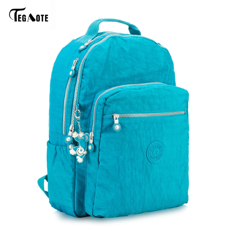 TEGAOTE, женский рюкзак для девочек-подростков, нейлоновые рюкзаки, Mochila Feminina, женский рюкзак для путешествий, школьный рюкзак, Sac A Dos