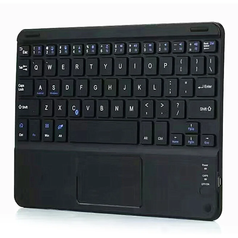 

1pc 7/9/10in Touchscreen Bluetooth Keyboard For Android Windows System Tablet Laptop Wireless Bluetooth With Touchpad Keyboard