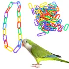 Креативные пластиковые игрушки для попугаев, C-образные зажимы, крючки, цепочка с-образными звеньями, слайдер, крыса, попугай, птица, детали игрушек, аксессуары для попугаев, 100 шт.