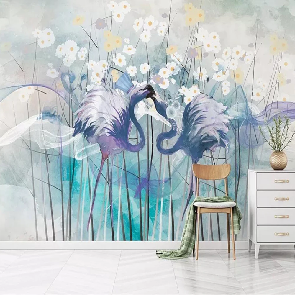 Большие 3D обои Milofi на заказ настенная Фреска в скандинавском стиле винтажный лес