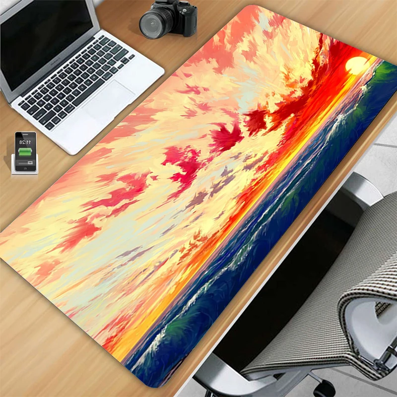 

Color cloud Mouse Pad girl Mousepad Large Gaming Gamer Mouse Mat Gaming Accessories Desk Mat PC Gamer Computer Laptop Pad XxL