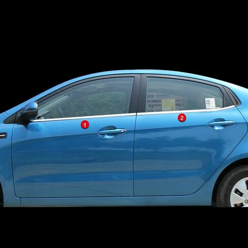 Авто Automovil модифицированные хромированные оконные кузова багажника задние