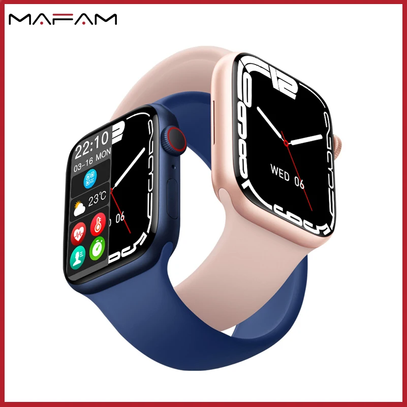

MAFAM IWO W17 Smart Watch 1.9inches Square Screen NFC Bluetooth Call IP68 Waterproof Long Standby Watches ECG Fitness Tracker