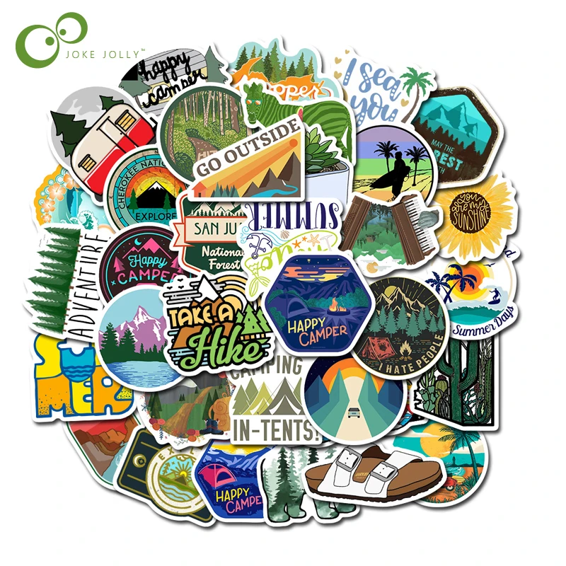 50 шт. наклейки для автомобиля мотоцикла телефона ноутбука чемодана|Наклейки