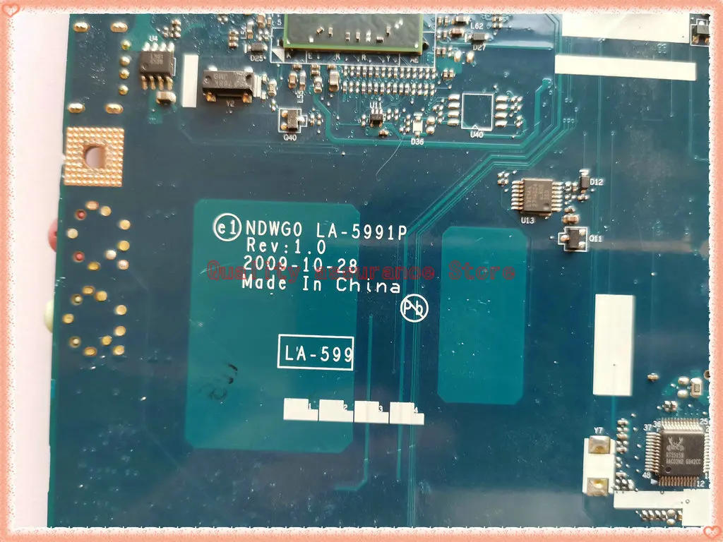 

NDWG0 LA-5991P MBN930200 for acer emachines e430 laptop Motherboard LA-5991P Motherboard