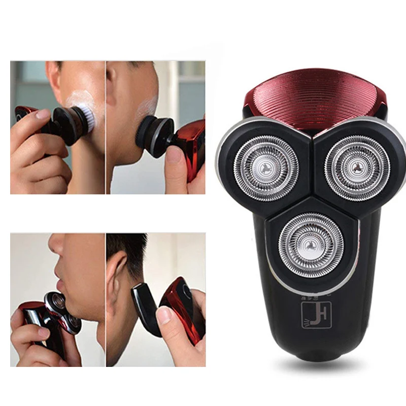 Washable Men's Razor Beard Shaver Hair Trimmer Bald Facial Cleansing Machine