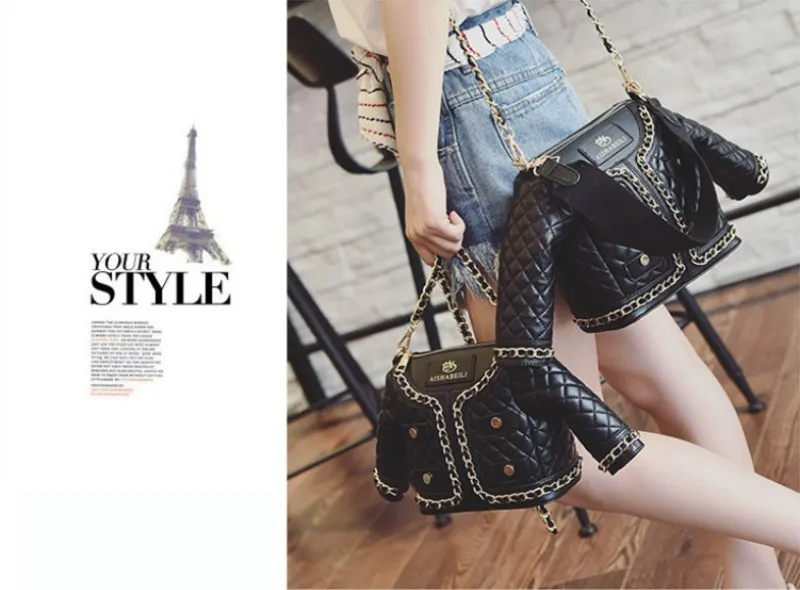 Модная женская сумка на плечо 2021 черная повседневная куртка сумка-мессенджер