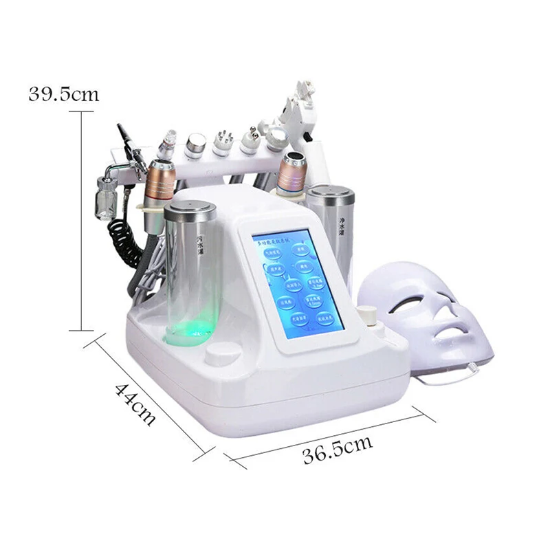 11 in 1 Hydra Dermabrasion RF Bio-lifting Microdermabrasion Facial Machine Water Oxygen Jet Hydro Diamond Peeling Beauty | Красота и