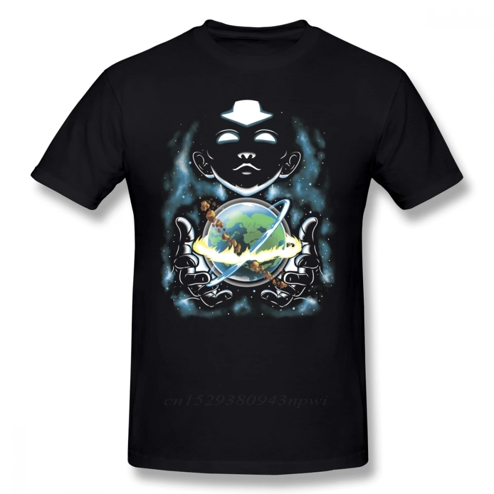 Модная мультяшная Аватара The Last Airbender Aang Мужская футболка большого размера с
