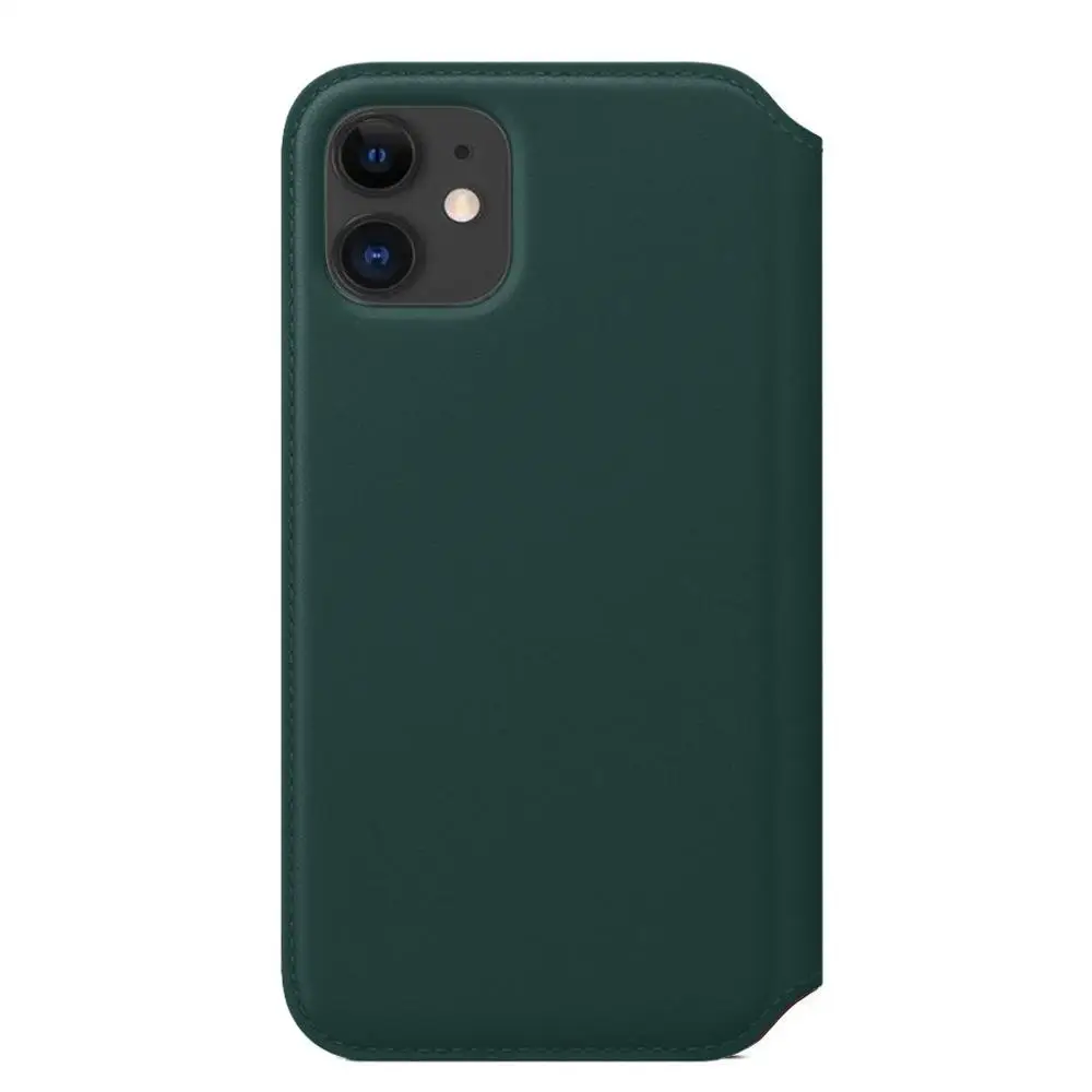 Оригинальный Официальный Кожаный чехол книжка для IPhone 11 Pro/11 Pro Max настоящая 1:1