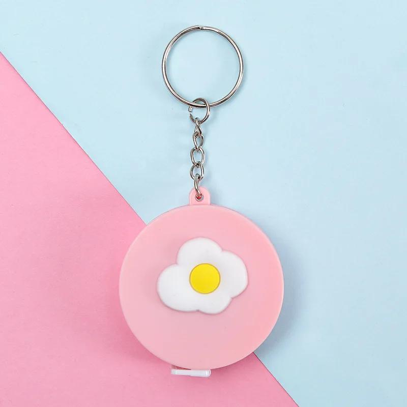 

1.5m Cute Cartoon Mini Tape Measure Tool Multi-Function Portable Meter Centimeter Tape Measure Key Chain Soft Clothing Ruler