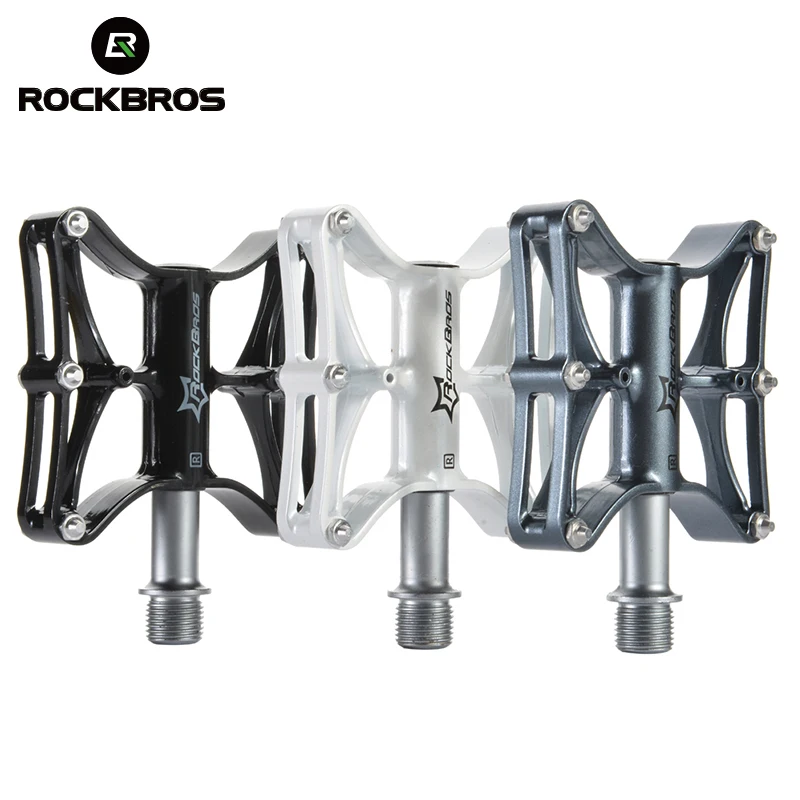 ROCKBROS MTB сверхлегкие велосипедные педали профессиональные подшипники плоская