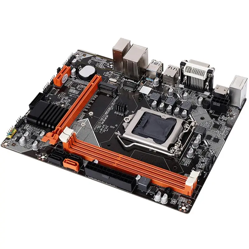 Материнская плата B75 M.2 NVNE интерфейс LGA 1155 Pin Desktop G1620 4G 120G двухканальная
