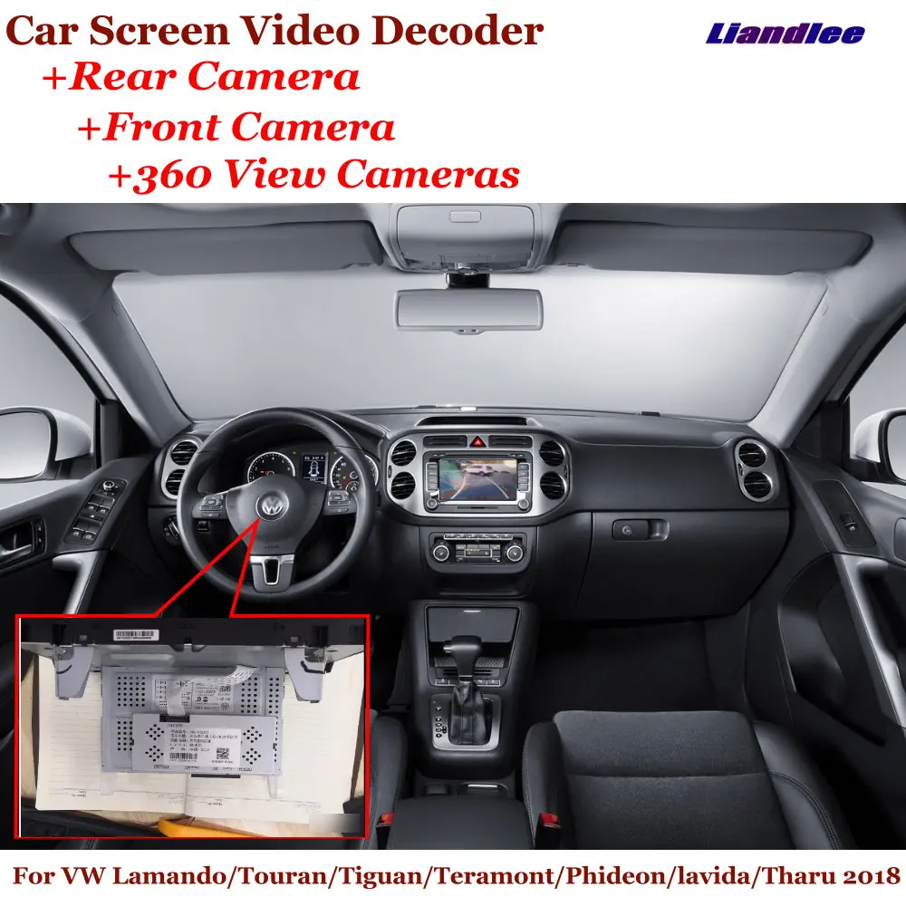 

For VW Lamando/Touran/Tiguan/Teramont/Phideon/Lavida/Tharu 2018-2022 Rear Front DVR 360 Camera Car HD Video Decoder Canbus Box