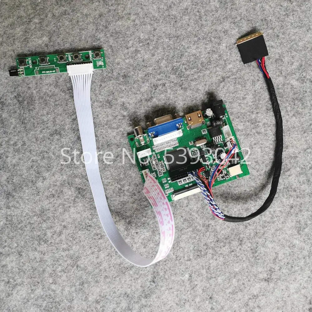 

For BT140GW01/BT140GW04 Notebook PC Panel 14" 1366*768 2AV+VGA LVDS 40Pin WLED LCD Screen Controller Drive Board Kit