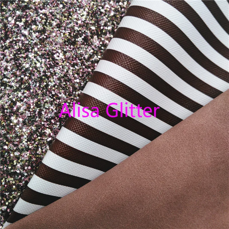 1 шт. A4 Размер 21х29см Алиса блеск вино Блеск Ткань полосы искусственная кожа ткань