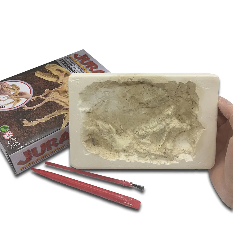 Динозавр Юрского периода Тираннозавр Рекс скелет модель ископаемого копания