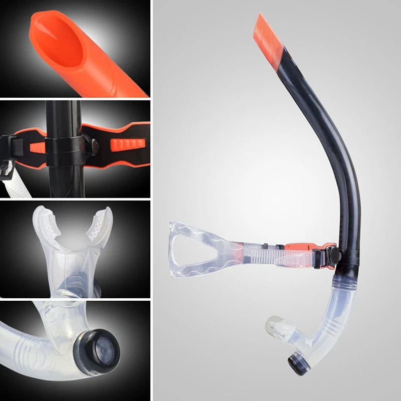 

Hot Swimming Training Equipment Long Swimming Snorkel Diving Snorkeling Supplies Front Replacement Gas Freestyle Breaststroke