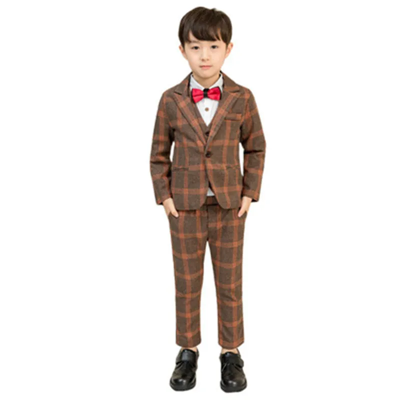 Костюмы для папы и сына мужской костюм жилет со штанами классические костюмы в