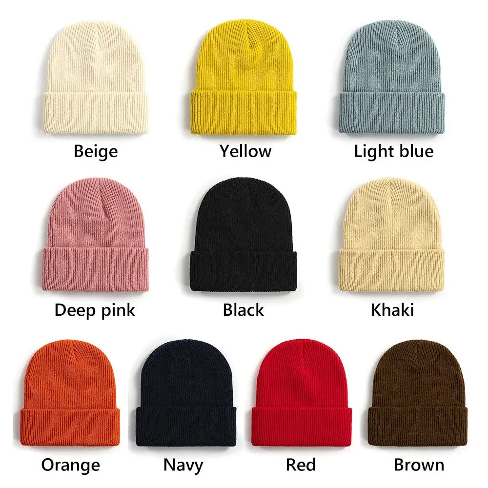 

Beanie Hat for Women Men Winter Hat Fashion Cuffed Beanies Knit Skull Cap Warm Ski Hats
