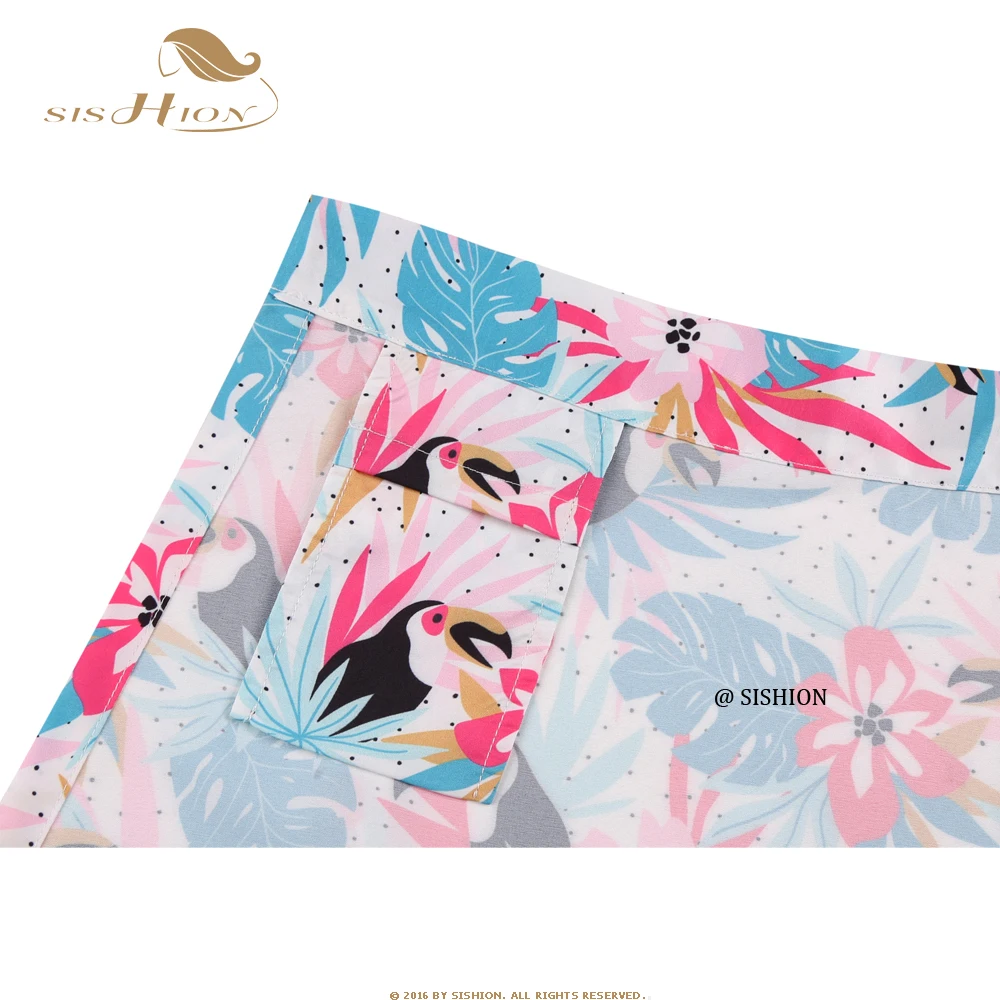 Размера плюс тропические цветы листья печатных летняя юбка для маленьких