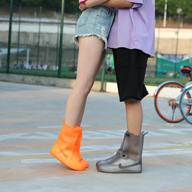 Boots Waterproof Shoe Cover Silicone Material Unisex Shoes Protectors Rain Boots for Indoor Outdoor Rainy Days Reusable
