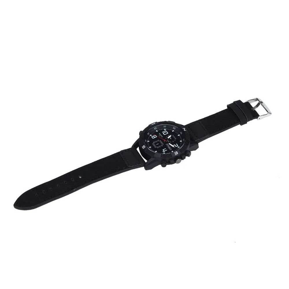 

Luxury Men Canvas strap Large Dial Military Sport Quartz Wrist Watch Fashion Cool Waterproof Casual Watch Hot Brand Retro Clock