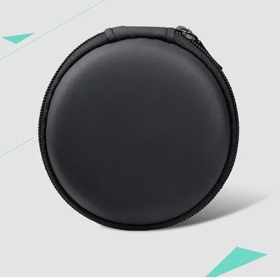 Earphone bag 2 Наушники с высоким басом, спортивные наушники, двойной привод, стерео наушники-вкладыши, проводные наушники с микрофоном, компьютерные наушники для сотового телефона - Цвет: Earphone bag 2