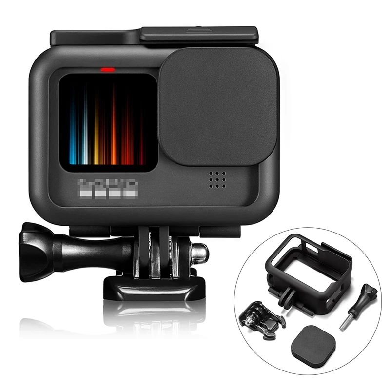 

GoPro 9 Plastic Protective Frame Hard Cover Shell Protector Housing Case With Lens Cover For GoPro 9 Sport Camera Accessories