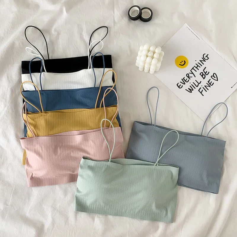 

Women's Tube Top Strapless Invisible Bra Top Streetwear Female Crop Top Underwear Seamless Bandeau Top Bralette Sexy Lingerie
