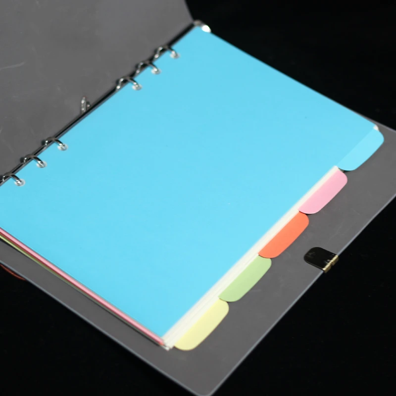 Блокнот А5 спиральная заполняющая бумага индексная страница листы картонная