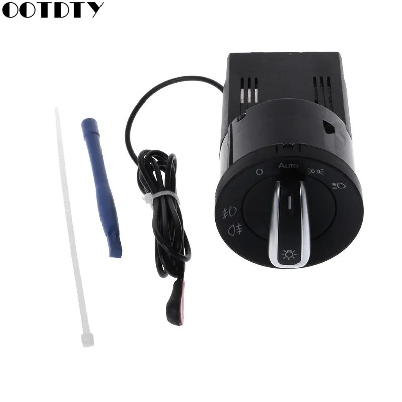 

Авто фара хромированный переключатель штекер для Golf 4 Jetta MK4 Passat B5