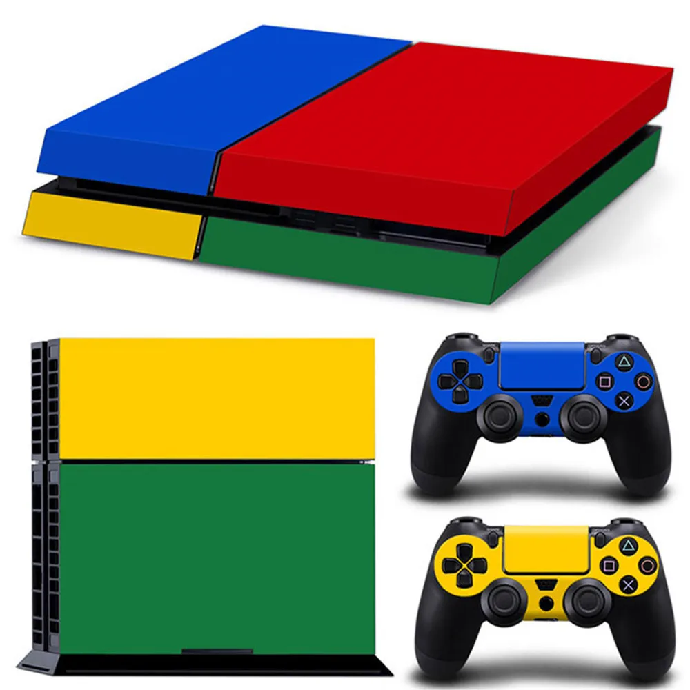 Для консоли PS4 виниловые наклейки для Playstation Cover Skin 4 + 2 контроллера наклейка на