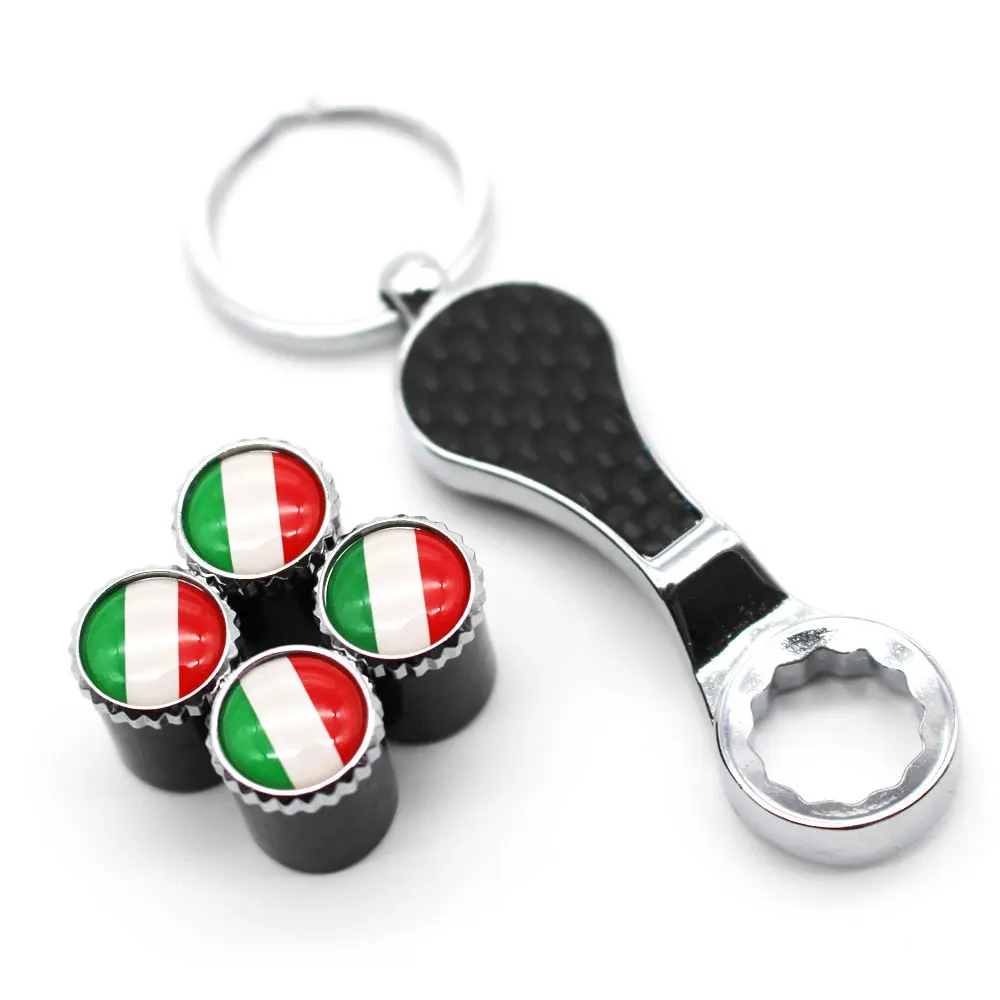 5 шт./компл. государственный флаг Италии эмблема Авто колесо шины воздушный