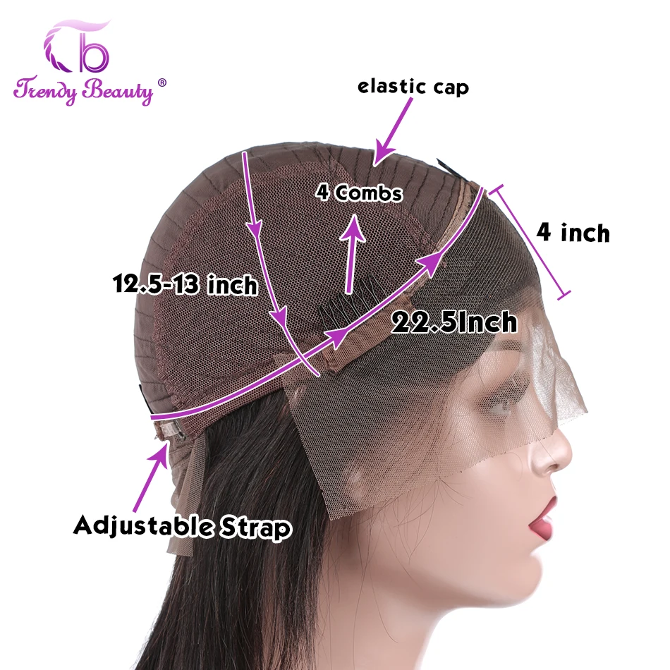 Парик HD на сетке спереди индийский волнистый парик 13x4 Для Женщин плотность 180 4x4