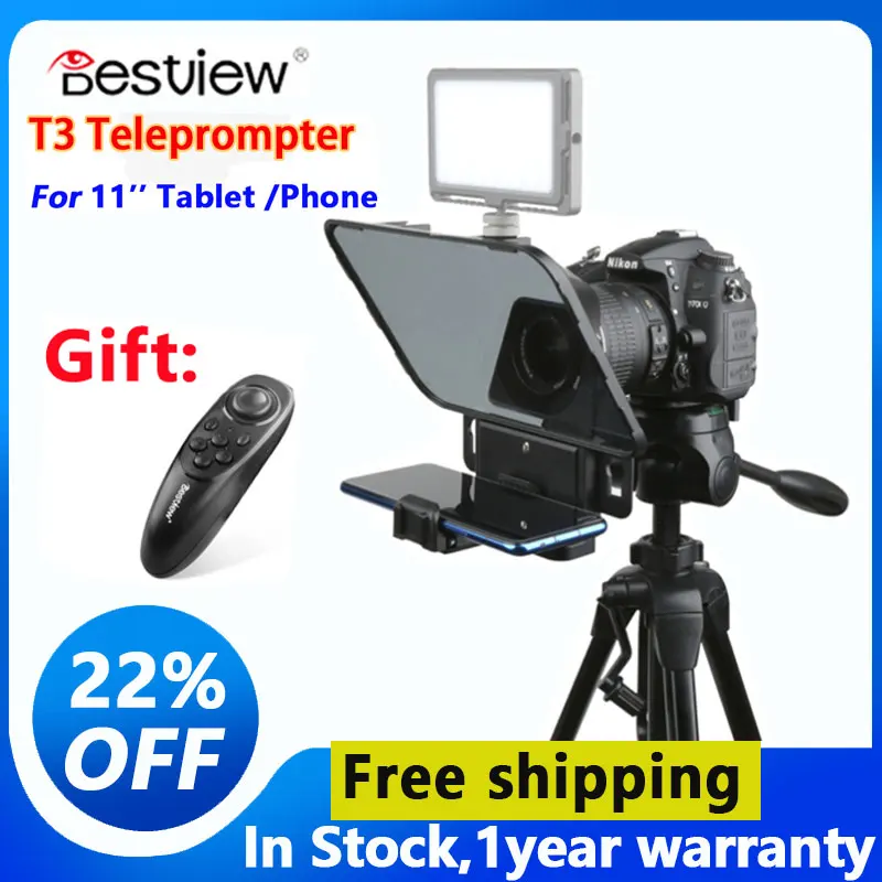Телесуфлер Bestview T3 T2 Besvue Douyin прямая трансляция интервью съемка запись и вещание |
