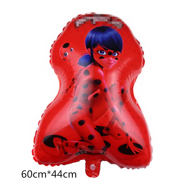 Balloons-3-1pcs 6 шт./компл. из мультфильма, популярная яркая детская одежда с рисунком "Божья коровка" Фольга воздушные шары День рождения украшения божья коровка гелиевый Майларовый и 32 дюймов шара с цифрой - Цвет: Balloons-3-1pcs