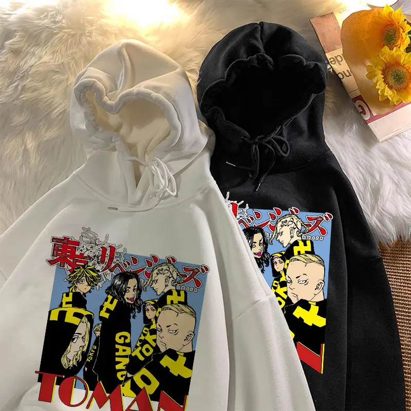 

New Hoodie Manga Anime Tokyo Revengers Hoodies Hanagaki Takemichi Ken Ryuguji Sweatshirts Streetwear Unisex Harajuku top