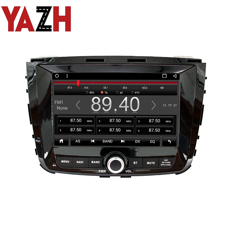 Автомагнитола YAZH 1080*600 HD IPS 1 Din для Ssangyong Rexton 2017 2018 с головным устройством 9 дюймов GPS