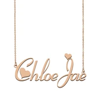 chloejae name necklace custom name necklace for women girls statement best friends birthday wedding christmas mother days gift