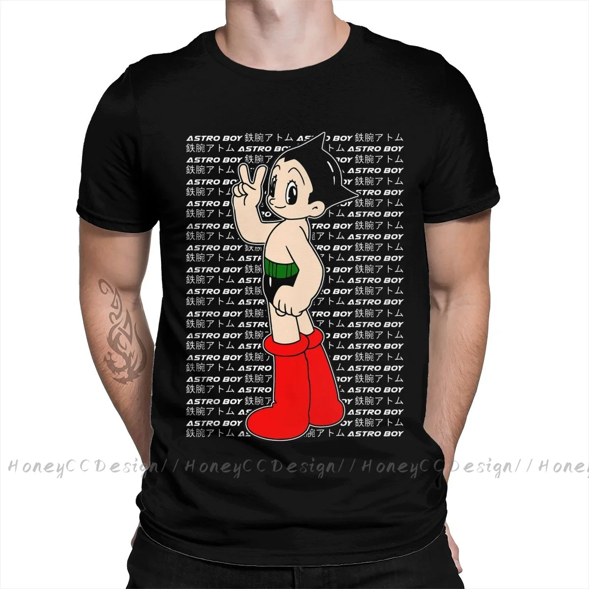 Cuphead New Arrival T-Shirt Astro Boy - Mighty Atom Shirt Crewneck Cotton Men TShirt For Adults Plus Size