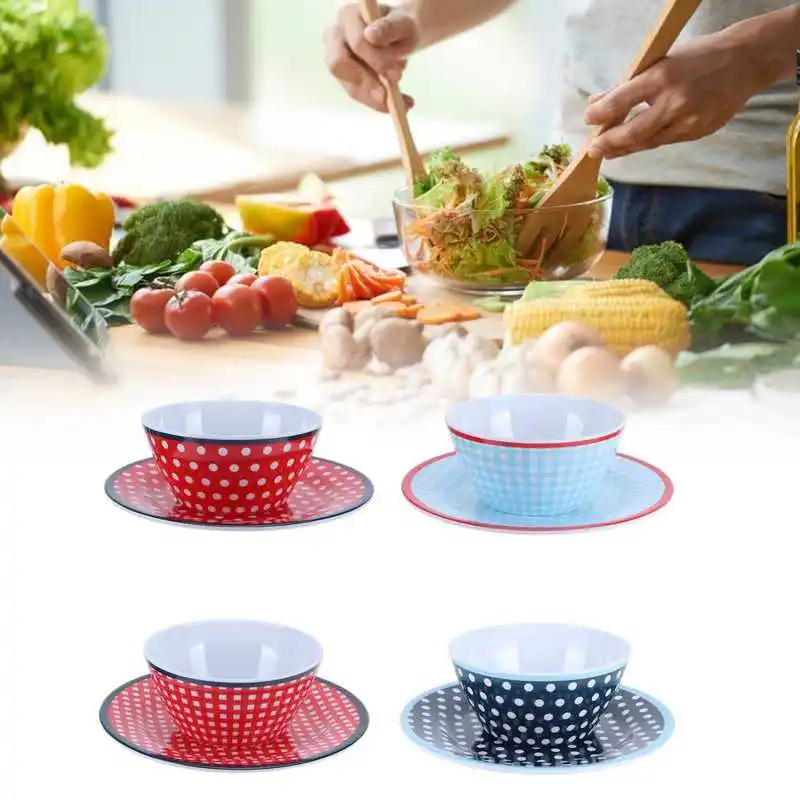 Миски 2 шт./компл. тарелка для салата и фруктов набор тарелок посуда из