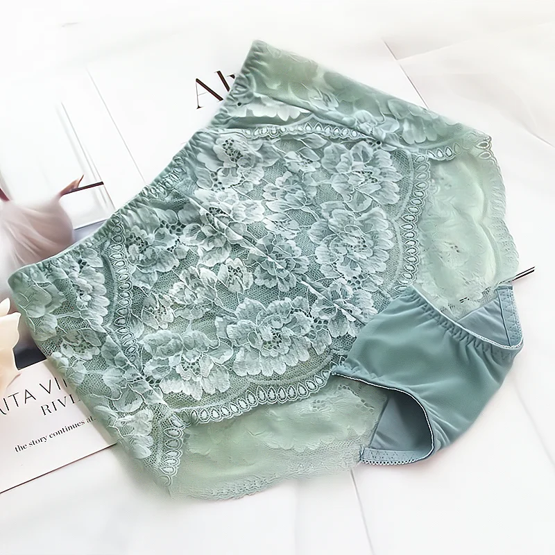 Женские трусики FL с высокой талией Роскошные вышивкой на ягодицах бесшовное