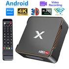 A95X MAX Android ТВ коробка 4G 64GB Android 8,1 ТВ Box Amlogic S905X2 2,4G 5G двухъядерный процессор Wi-Fi BT4.2 1000M Media Player Smart Декодер каналов кабельного телевидения