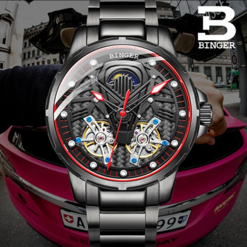 Оригинальные швейцарские Брендовые мужские механические Автоматические