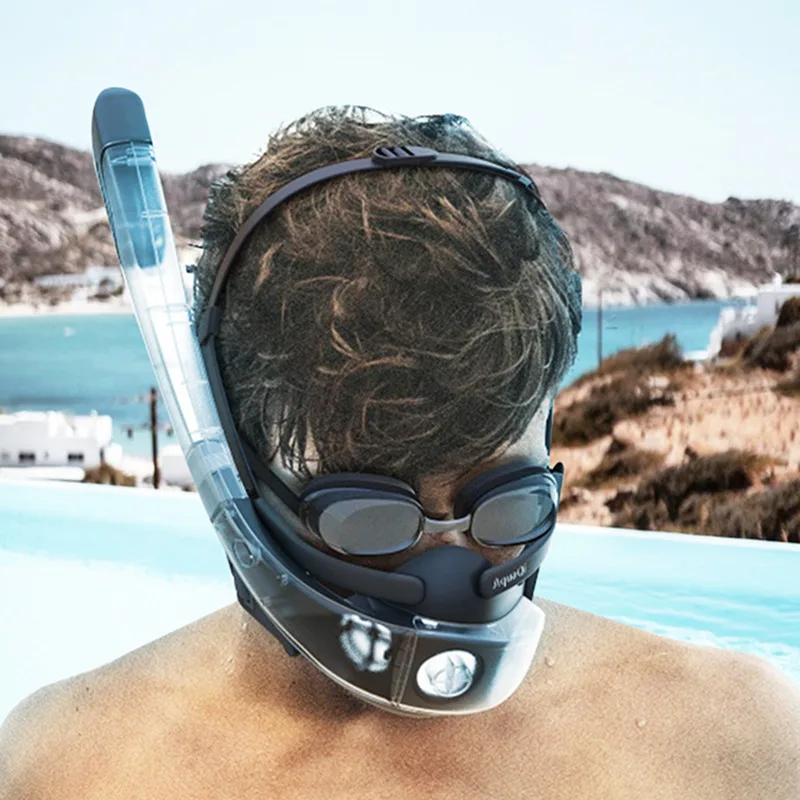 

Super Cool Snorkeling Mask Underwater Scub Diving Snorkel Professional Silicone Swimming Breathing Diving Mask
