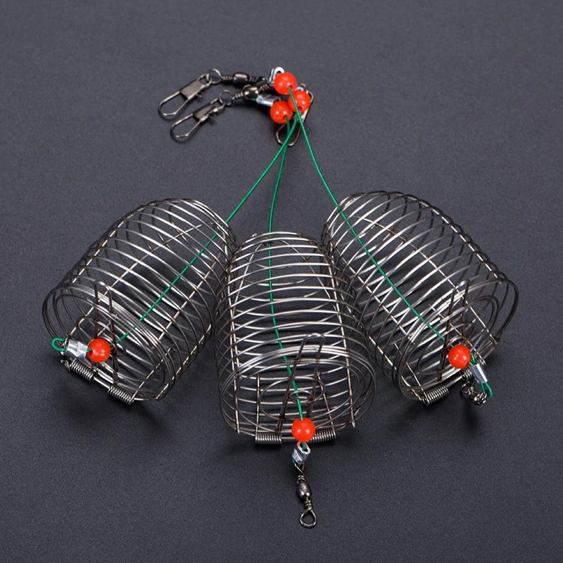 2 шт проволочная рыболовная приманка коническая клетка для рыбы небольшой