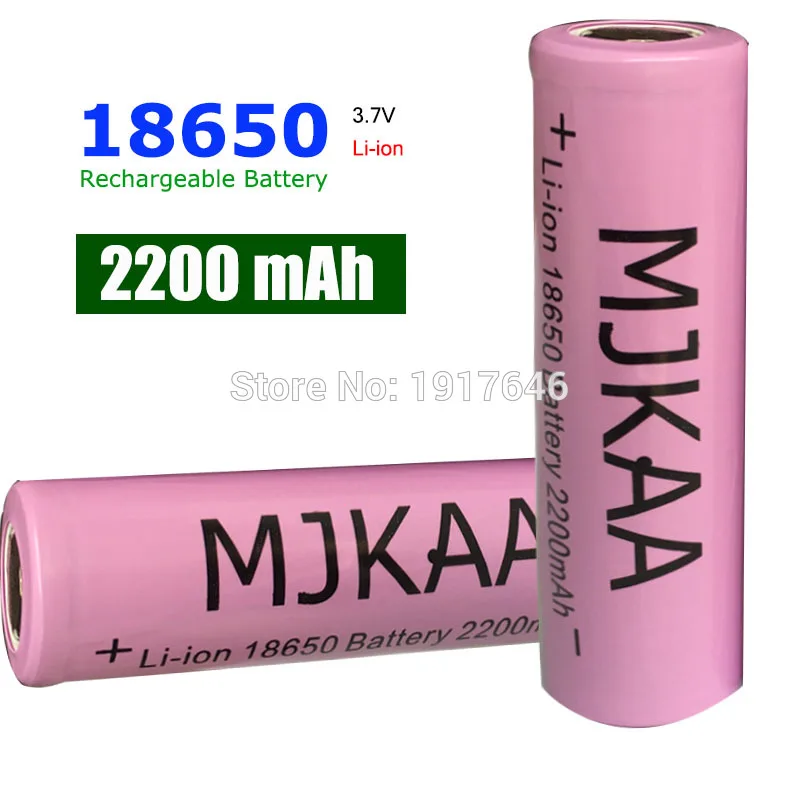 Литий-ионный аккумулятор 4x1865 0 (не AA) 3 7 в 2200 мАч для внешнего аккумулятора 18650 |