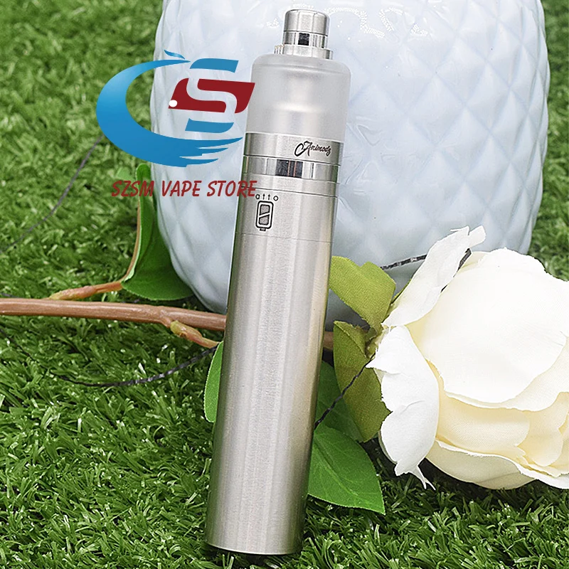 SXK Atto Mech Mod with Bastard RTA 316ss Style 18350/18650 Battery Vaporizer Mechanical 22mm vape | Электроника